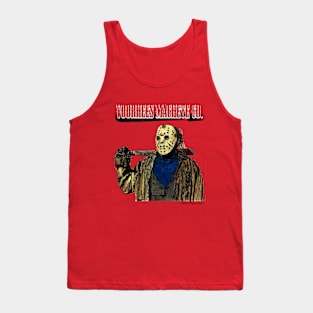 Voorhees machete co. brand for halloween Tank Top